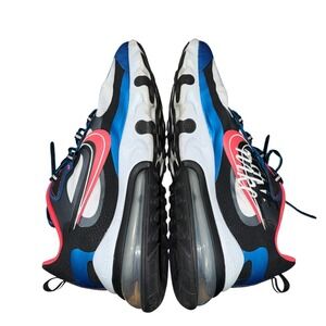 Nike Air Max 270 React Mens 12 Pre-Owned Blue/White Shoes CT1616-400 Sneakers